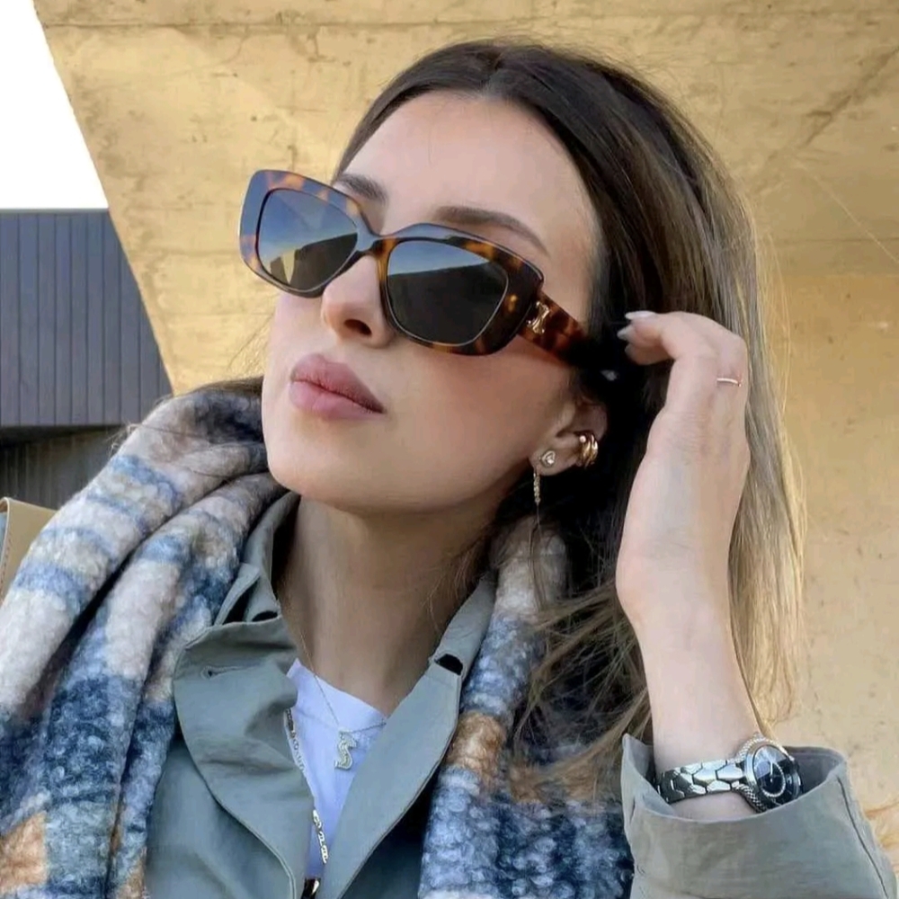 Celine rectangular triomphe sunglasses